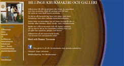 Desktop Screenshot of billingekrukmakeri.se